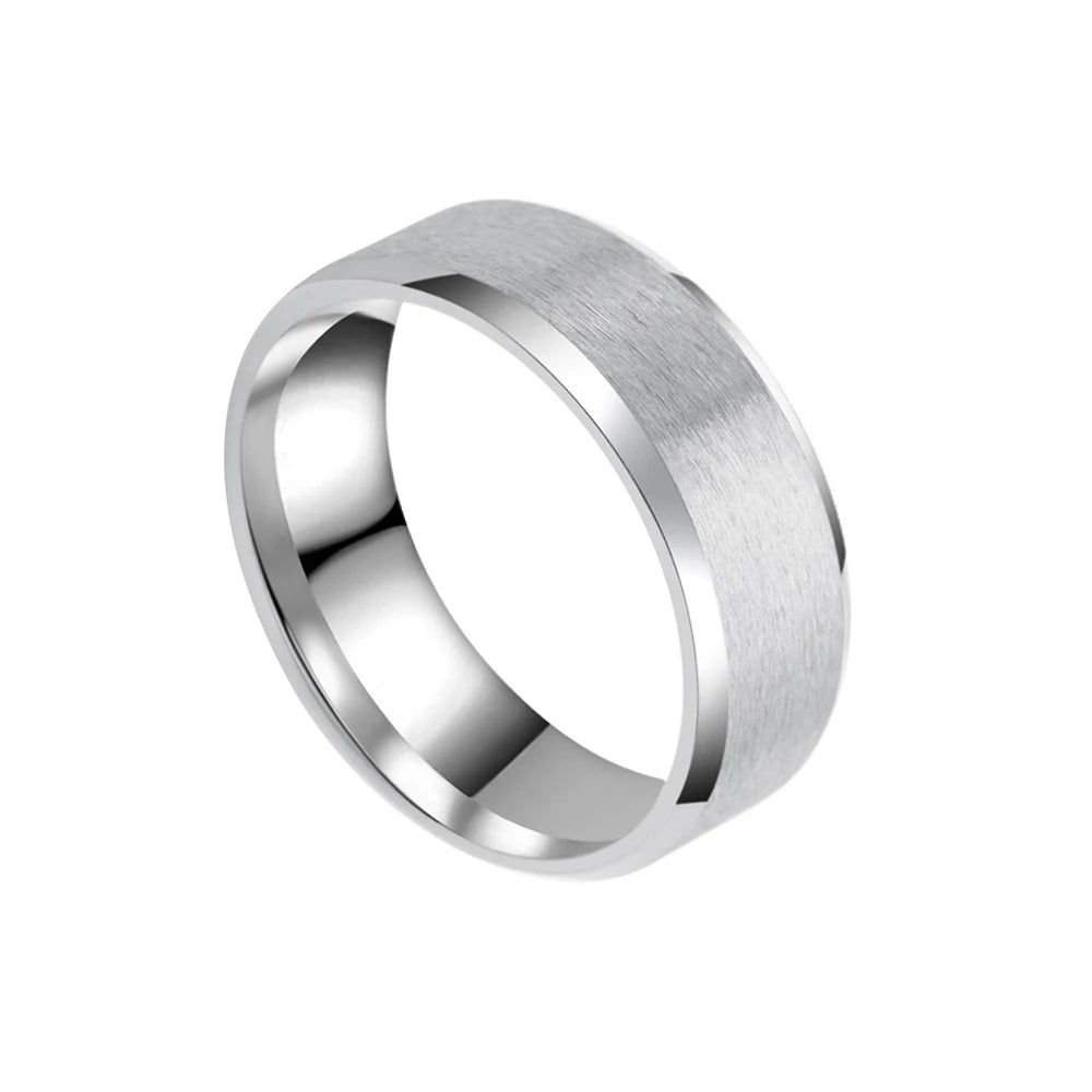 Brown Bliss Modern Elegance Stainless Steel Ring™