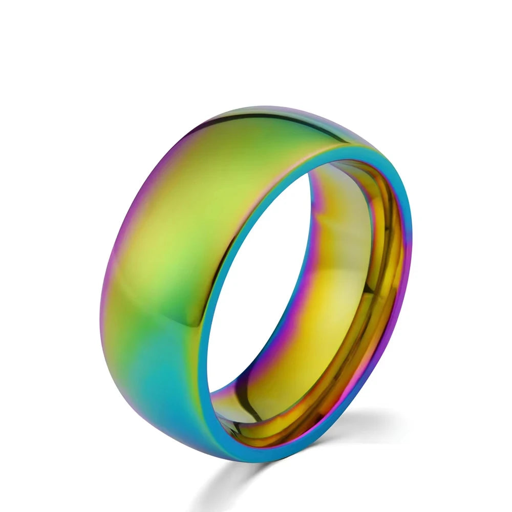Brown Bliss Modern Elegance Stainless Steel Ring™