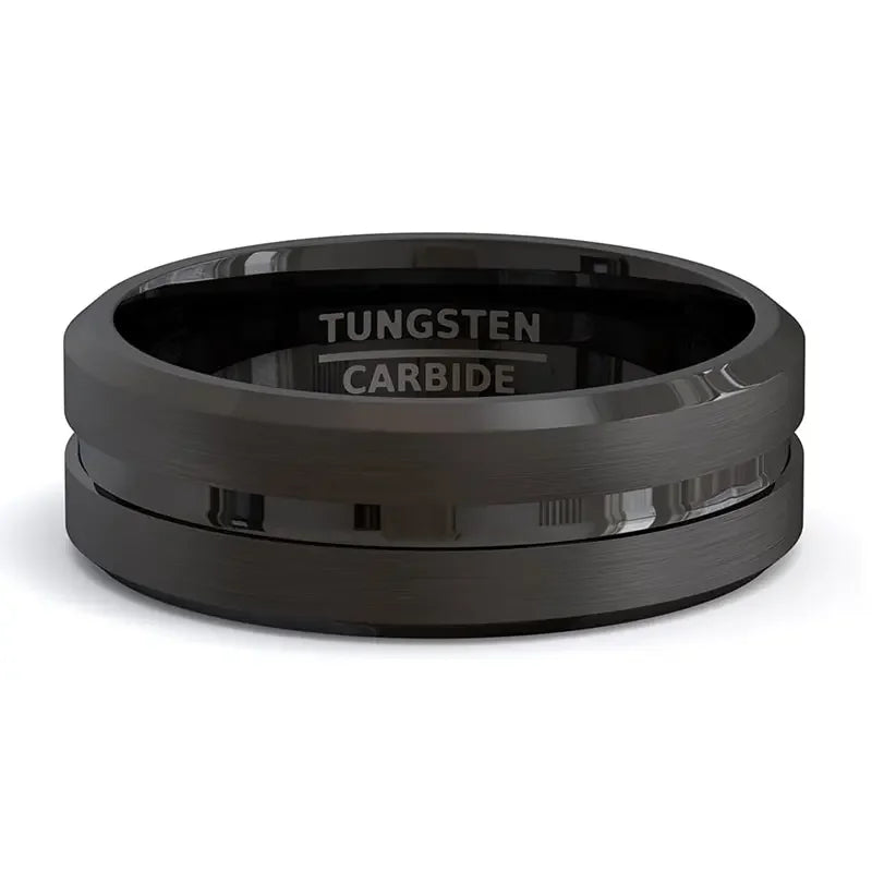 Brown Bliss Modern Elegance Stainless Steel Ring™