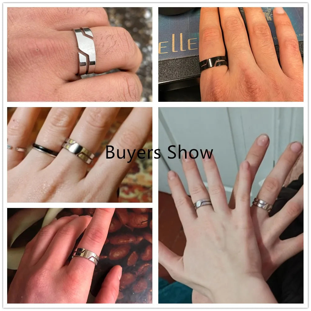 Brown Bliss Minimalist Couple Ring™
