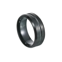 Brown Bliss Modern Elegance Stainless Steel Ring™