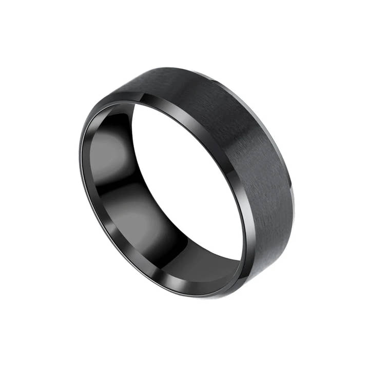 Brown Bliss Modern Elegance Stainless Steel Ring™