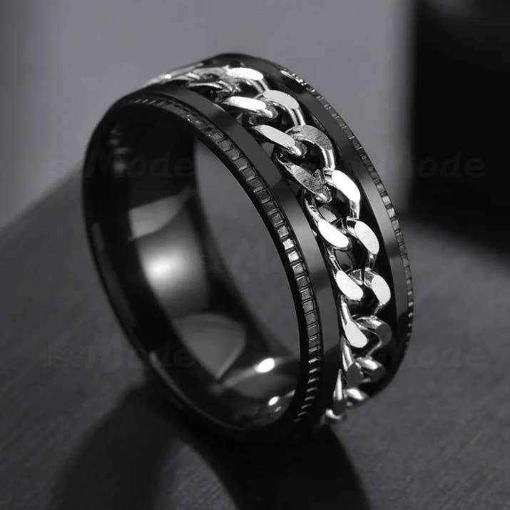 Brown Bliss Rotatable Punk Stainless Steel Ring™