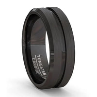Brown Bliss Modern Elegance Stainless Steel Ring™